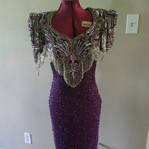 Beaded and sequin formal